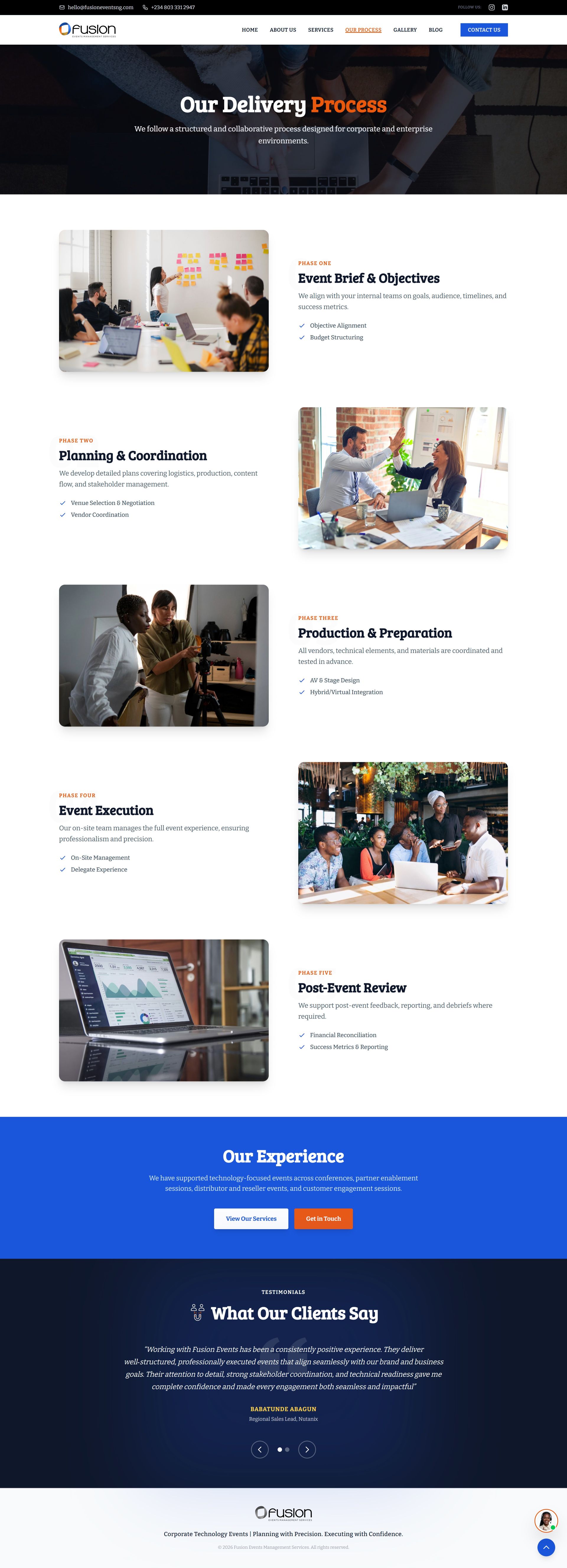 Gallery image for Fusion Events Management Services