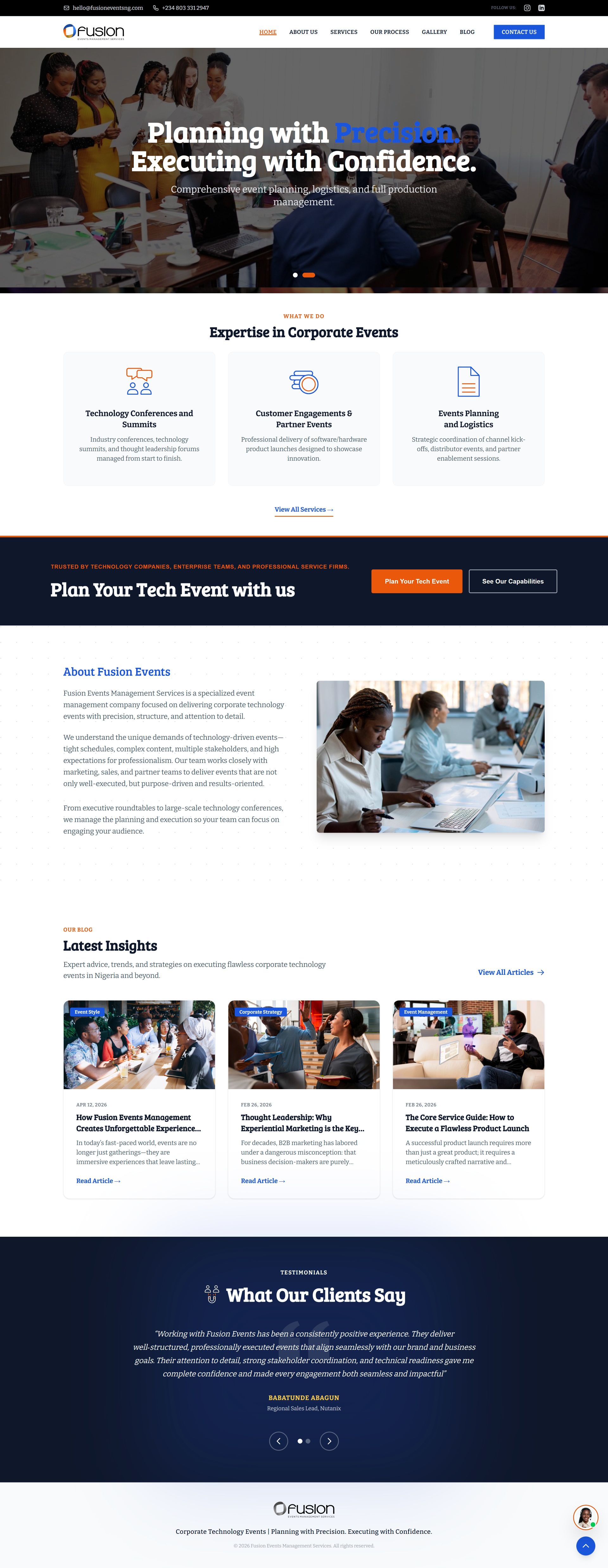Gallery image for Fusion Events Management Services