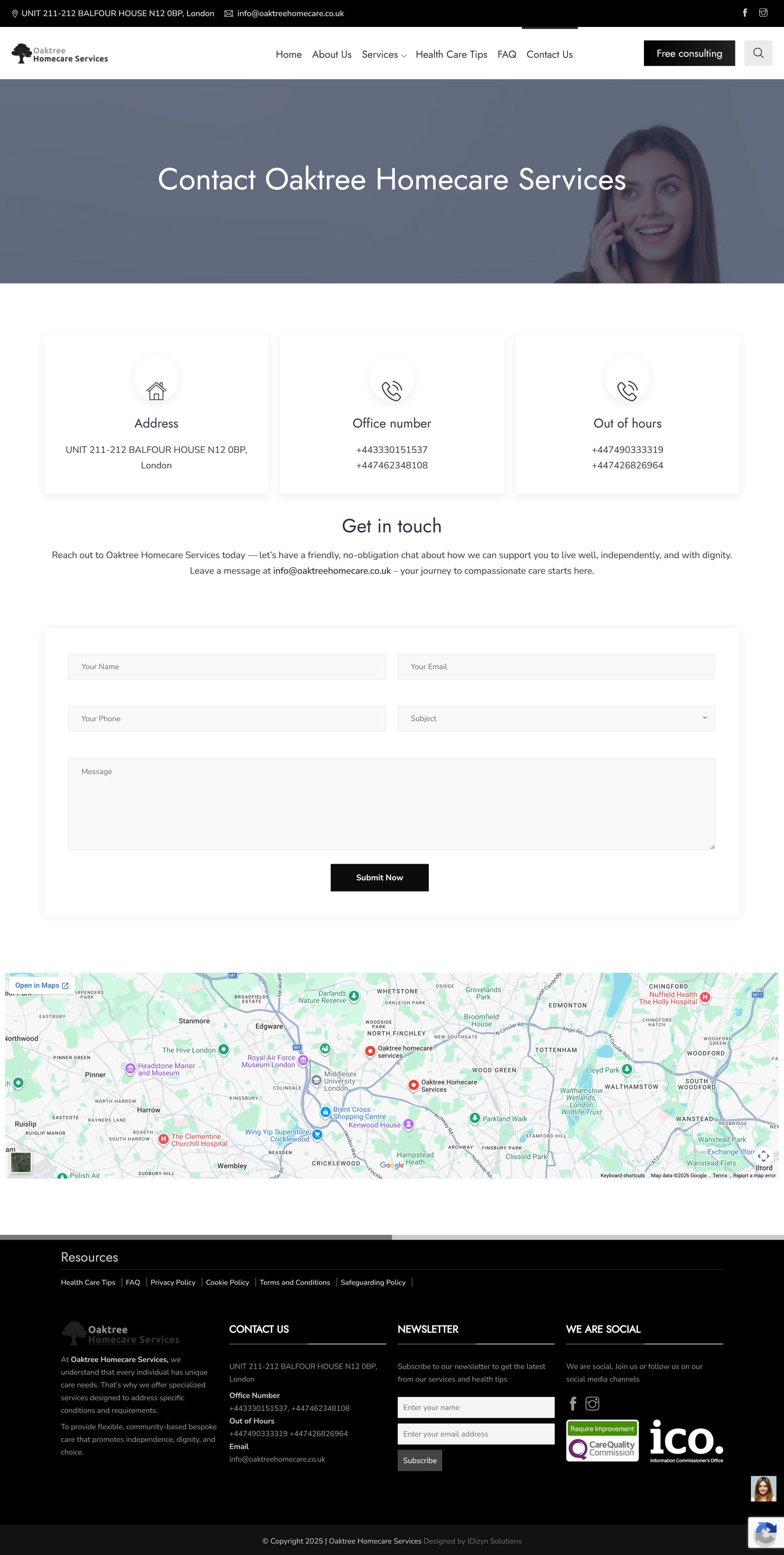 Gallery image for Oaktree Homecare Services (UK)