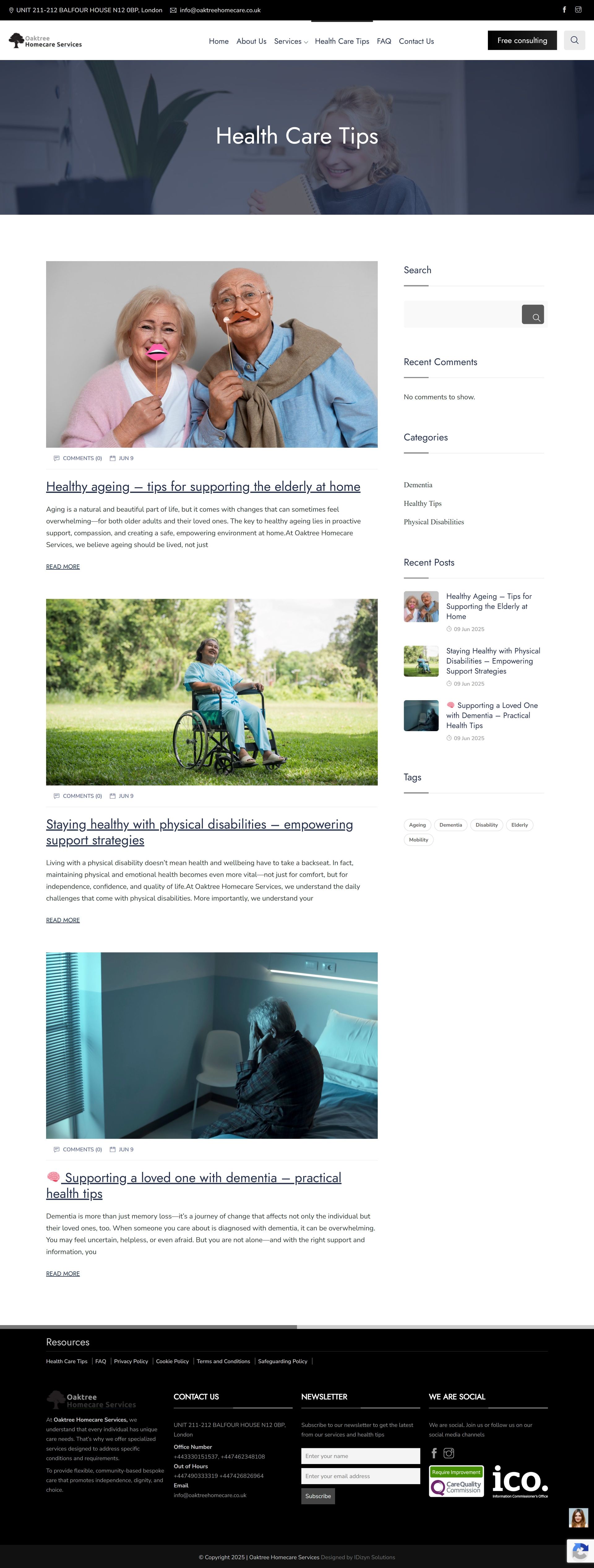 Gallery image for Oaktree Homecare Services (UK)