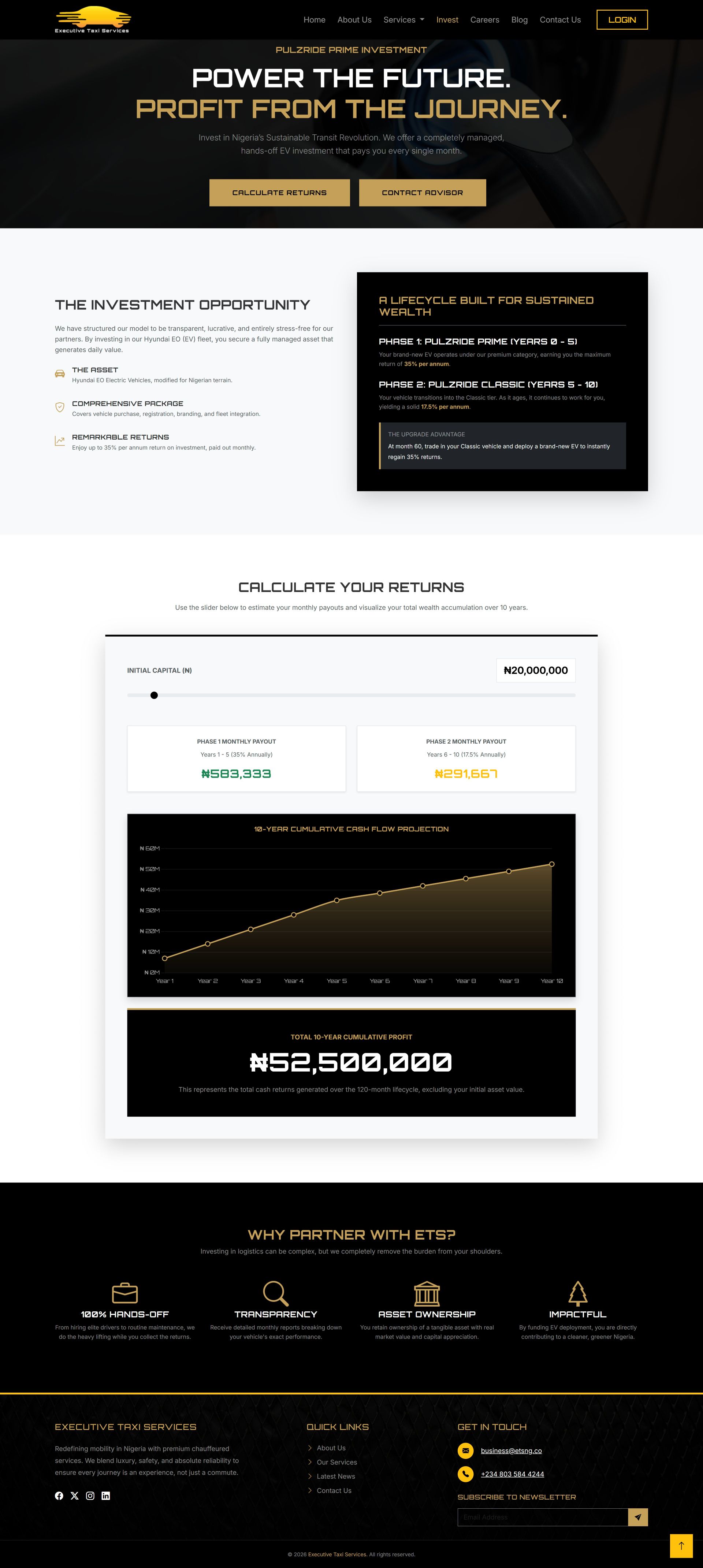 Gallery image for Executive Taxi Services (ETS) 
