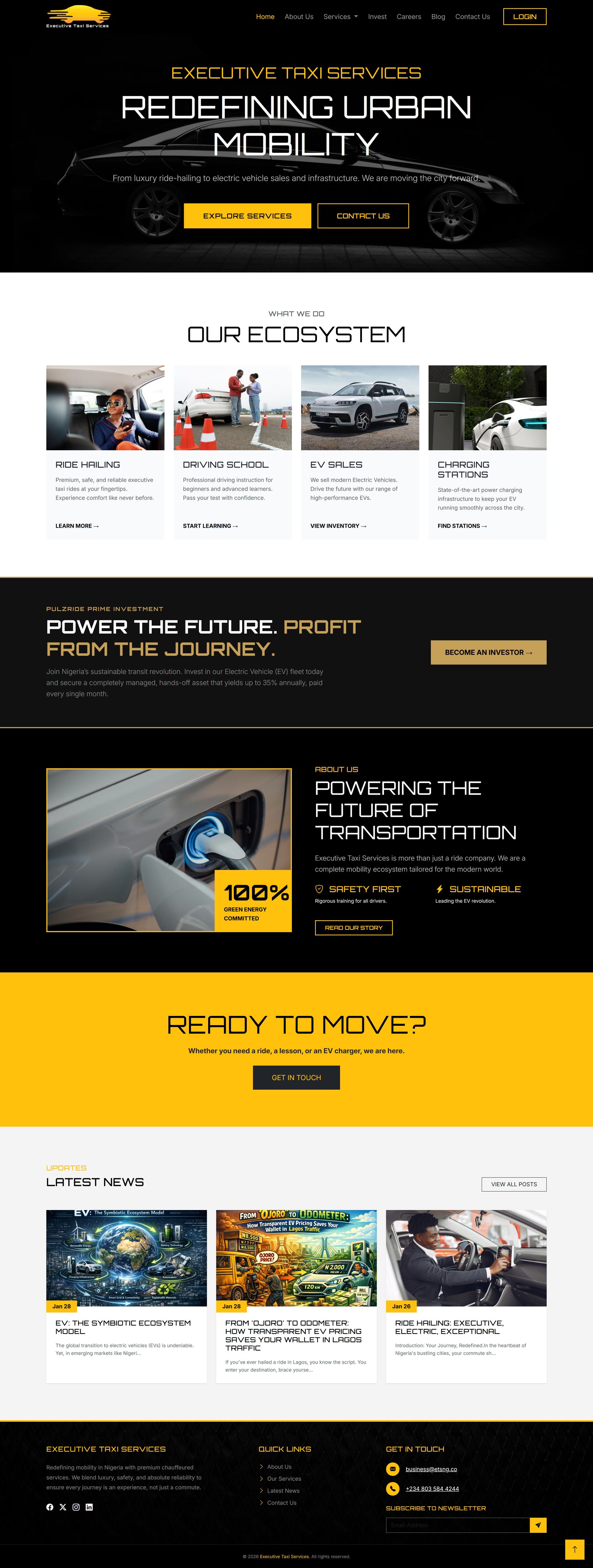 Executive Taxi Services (ETS) 